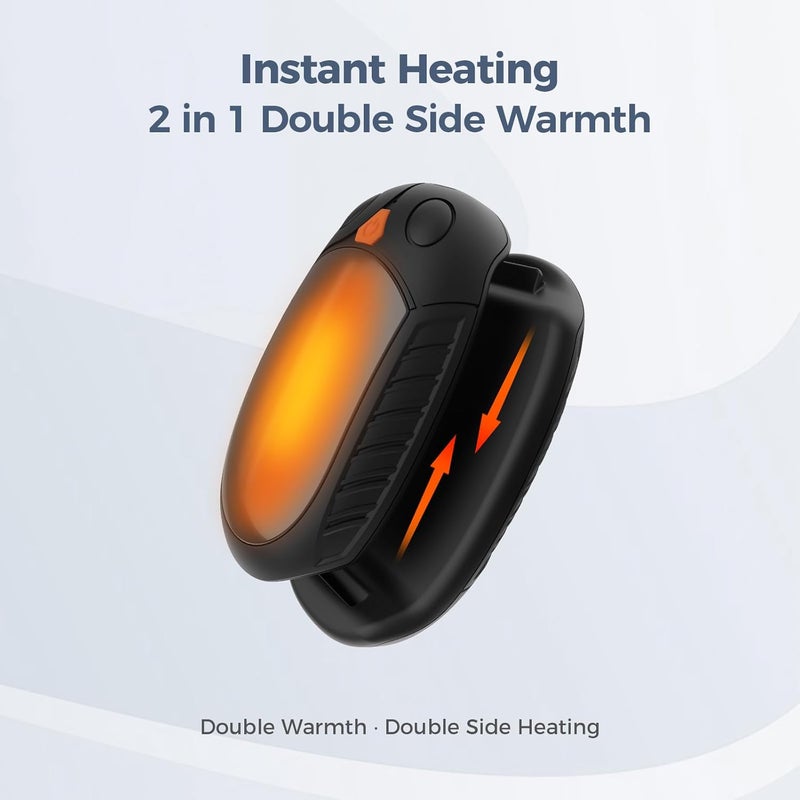 Gutimo Classic Hand Warmers Rechargeable 2 Pack, AI Temperature Control Pocket Size Electric Handwarmers, Quick Charge Portable Hand Warmer Great Gift for Christmas Outdoors, Hunting, Golf, Camping - Image 5